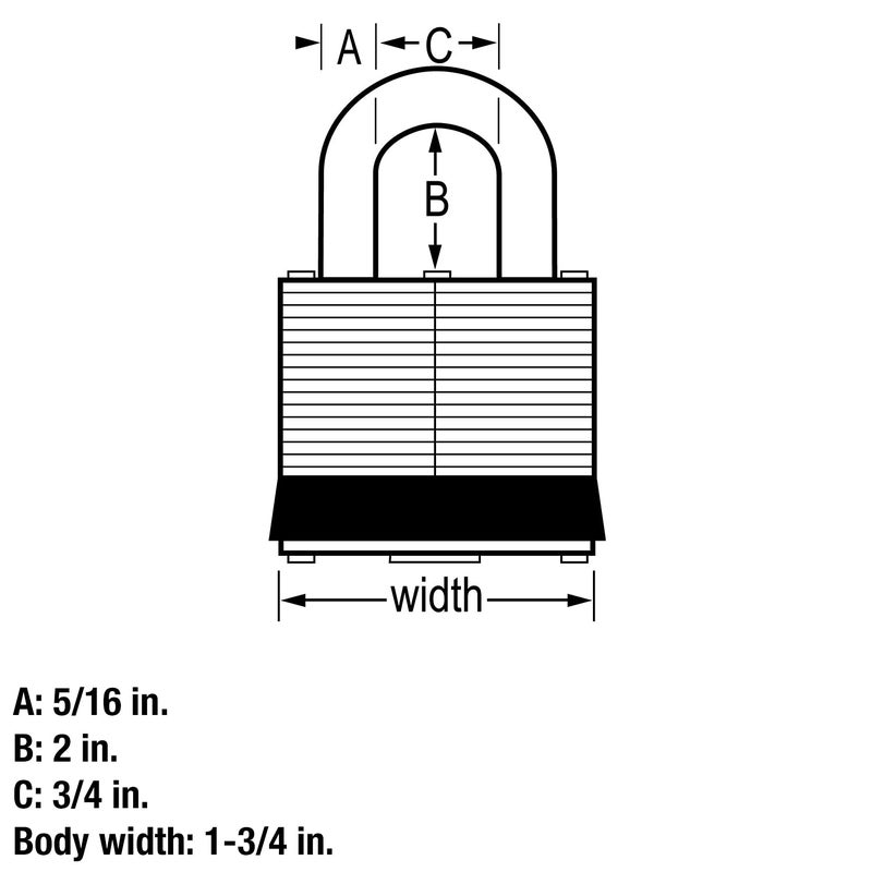 Master Lock 1SSTRILH Stainless Steel Outdoor Padlock with Key, 3 Pack Keyed-Alike - Image 5
